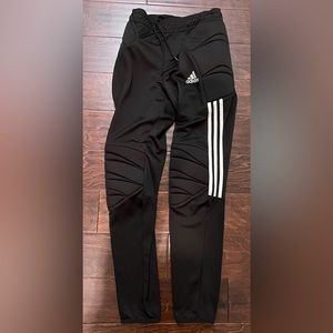 Men’s Adidas Tierro 13 Goalkeeper Black Soccer Pants - Size Small.